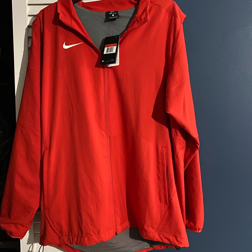 Men Red Nike track suit